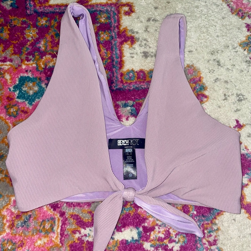 Beach Riot Dallas Tie-Front Bikini Top